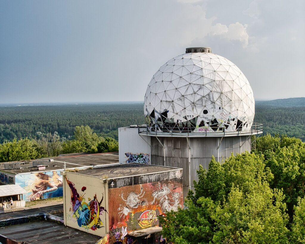 Teufelsberg Cold War listening station in Berlin — a symbol of the intelligence rivalry between the KGB and Western services